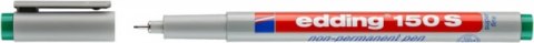 Foliopis zmywalny e-150 S EDDING, 0,3 mm, zielony Foliopis zmywalny e-150 S EDDING, 0,3 mm, zielony