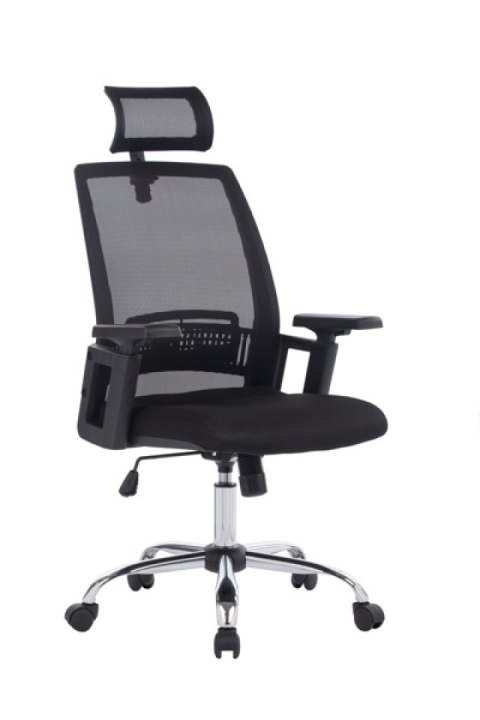 Fotel biurowy OFFICE PRODUCTS Mykonos, czarny Fotel biurowy OFFICE PRODUCTS Mykonos, czarny