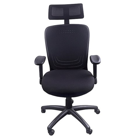 Fotel biurowy OFFICE PRODUCTS Santorini, czarny Fotel biurowy OFFICE PRODUCTS Santorini, czarny