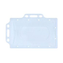 Identyfikator DONAU, z 2 uchwytami, transparentny