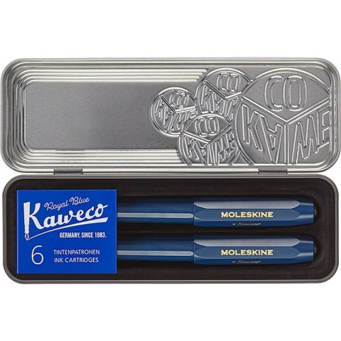 KAWECO X MOLESKINE zestaw prezentowy, niebieski KAWECO X MOLESKINE zestaw prezentowy, niebieski