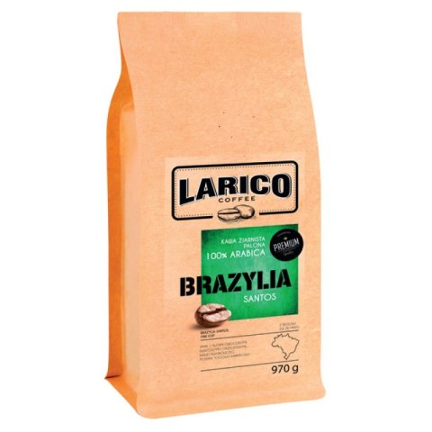 Kawa LARICO Brazylia Santos, ziarnista, 970g Kawa LARICO Brazylia Santos, ziarnista, 970g