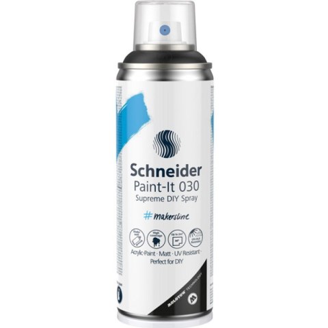 Lakier w sprayu DIY SCHNEIDER Paint-It 030, 200ml, czarny Lakier w sprayu DIY SCHNEIDER Paint-It 030, 200ml, czarny