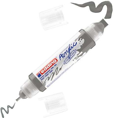 Marker akrylowy 3D e-5400 EDDING, podwójny, 2-3 mm, 5-10 mm, antracyt