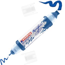 Marker akrylowy 3D e-5400 EDDING, podwójny, 2-3 mm, 5-10 mm, błękit gencjanowy