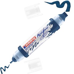 Marker akrylowy 3D e-5400 EDDING, podwójny, 2-3 mm, 5-10 mm, szykowny granat