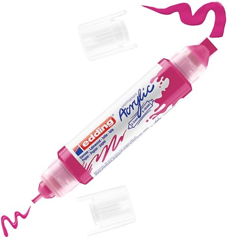 Marker akrylowy 3D e-5400 EDDING, podwójny, 2-3 mm, 5-10 mm, telemagenta Marker akrylowy 3D e-5400 EDDING, podwójny, 2-3 mm, 5-10 mm, telemagenta
