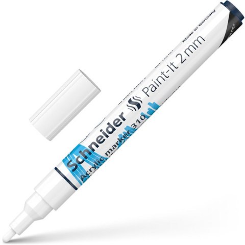 Marker akrylowy SCHNEIDER Paint-It 310, 2 mm, biały Marker akrylowy SCHNEIDER Paint-It 310, 2 mm, biały