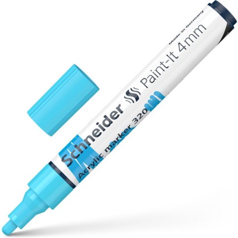 Marker akrylowy SCHNEIDER Paint-It 320, 4 mm, niebieski Marker akrylowy SCHNEIDER Paint-It 320, 4 mm, niebieski