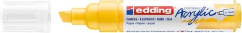 Marker akrylowy e-5000 EDDING, 5-10 mm, matowa żółć Marker akrylowy e-5000 EDDING, 5-10 mm, matowa żółć