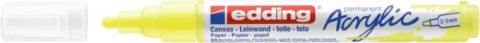 Marker akrylowy e-5100 EDDING, 2-3 mm, żółty neonowy Marker akrylowy e-5100 EDDING, 2-3 mm, żółty neonowy