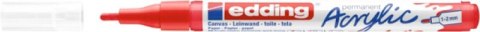 Marker akrylowy e-5300 EDDING, 1-2 mm, matowa czerwień Marker akrylowy e-5300 EDDING, 1-2 mm, matowa czerwień