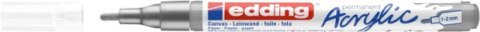 Marker akrylowy e-5300 EDDING, 1-2 mm, matowe srebro Marker akrylowy e-5300 EDDING, 1-2 mm, matowe srebro
