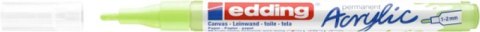 Marker akrylowy e-5300 EDDING, 1-2 mm, pastelowy zielony mat Marker akrylowy e-5300 EDDING, 1-2 mm, pastelowy zielony mat