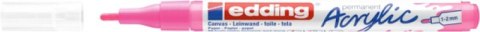 Marker akrylowy e-5300 EDDING, 1-2 mm, różowy neonowy Marker akrylowy e-5300 EDDING, 1-2 mm, różowy neonowy