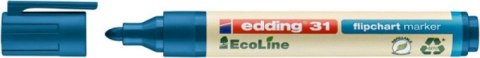 Marker do flipchartów e-31 EDDING ecoline, 1,5-3 mm, niebieski Marker do flipchartów e-31 EDDING ecoline, 1,5-3 mm, niebieski