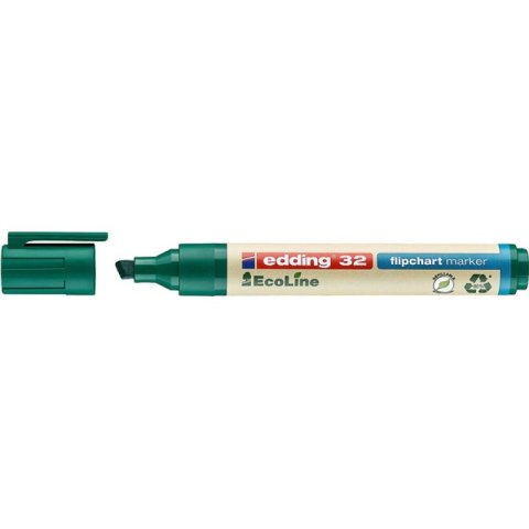 Marker do flipchartów e-32 EDDING, 1-5mm, zielony Marker do flipchartów e-32 EDDING, 1-5mm, zielony