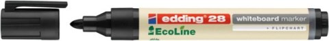 Marker do tablic e-28 EDDING EcoLine, 1,5-3 mm, czarny Marker do tablic e-28 EDDING EcoLine, 1,5-3 mm, czarny