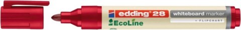 Marker do tablic e-28 EDDING EcoLine, 1,5-3 mm, czerwony Marker do tablic e-28 EDDING EcoLine, 1,5-3 mm, czerwony