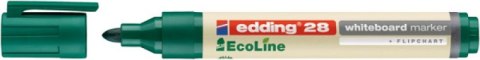 Marker do tablic e-28 EDDING EcoLine, 1,5-3 mm, zielony Marker do tablic e-28 EDDING EcoLine, 1,5-3 mm, zielony