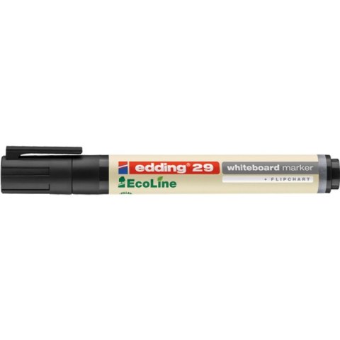 Marker do tablic e-29 EDDING EcoLine, 1-5 mm, czarny Marker do tablic e-29 EDDING EcoLine, 1-5 mm, czarny