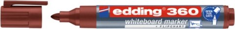 Marker do tablic e-360 EDDING, 1,5-3 mm, brązowy Marker do tablic e-360 EDDING, 1,5-3 mm, brązowy
