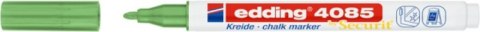 Marker kredowy e-4085 EDDING, 1-2 mm, metaliczny zielony Marker kredowy e-4085 EDDING, 1-2 mm, metaliczny zielony