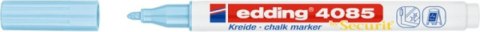 Marker kredowy e-4085 EDDING, 1-2 mm, pastelowy niebieski Marker kredowy e-4085 EDDING, 1-2 mm, pastelowy niebieski