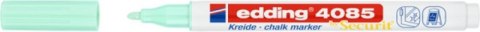 Marker kredowy e-4085 EDDING, 1-2 mm, pastelowy zielony Marker kredowy e-4085 EDDING, 1-2 mm, pastelowy zielony