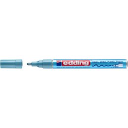 Marker olejowy połyskujący e-751 EDDING, 1-2 mm, niebieski metaliczny