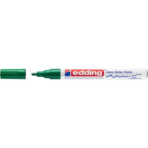 Marker olejowy połyskujący e-751 EDDING, 1-2 mm, zielony Marker olejowy połyskujący e-751 EDDING, 1-2 mm, zielony