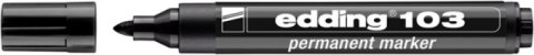 Marker permanentny e-103 EDDING, czarny Marker permanentny e-103 EDDING, czarny