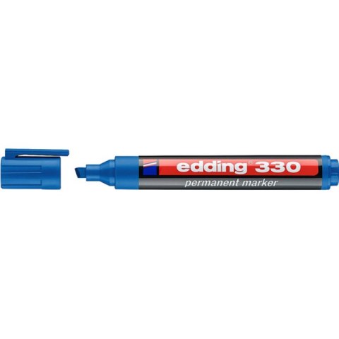 Marker permanentny e-330 EDDING, 1-5 mm, błękitny Marker permanentny e-330 EDDING, 1-5 mm, błękitny