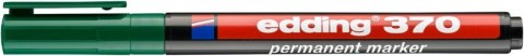 Marker permanentny e-370 EDDING, 1mm, zielony Marker permanentny e-370 EDDING, 1mm, zielony