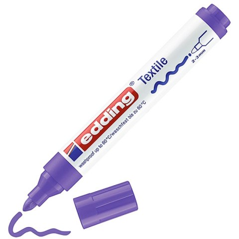Marker tekstylny e-4500 EDDING, 2-3 mm, fioletowy neonowy Marker tekstylny e-4500 EDDING, 2-3 mm, fioletowy neonowy