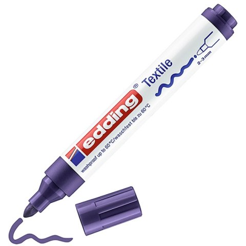 Marker tekstylny e-4500 EDDING, 2-3 mm, fioletowy Marker tekstylny e-4500 EDDING, 2-3 mm, fioletowy