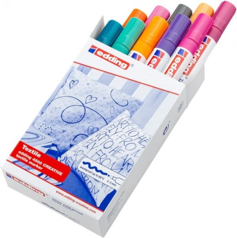 Marker tekstylny e-4500/10 S EDDING, 2-3mm, 10 sztuk, pudełko Marker tekstylny e-4500/10 S EDDING, 2-3mm, 10 sztuk, pudełko