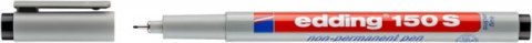 Marker zmywalny e-150 S EDDING, 0,3mm, czarny Marker zmywalny e-150 S EDDING, 0,3mm, czarny