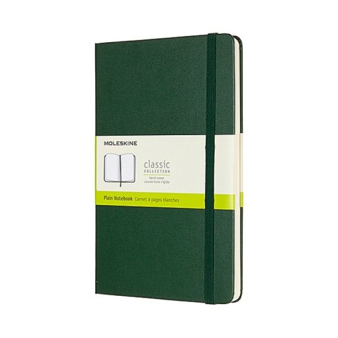 Notes MOLESKINE Classic L (13x21cm), gładki, twarda oprawa, myrtle green, 240 stron, zielony Notes MOLESKINE Classic L (13x21cm), gładki, twarda oprawa, myrtle green, 240 stron, zielony