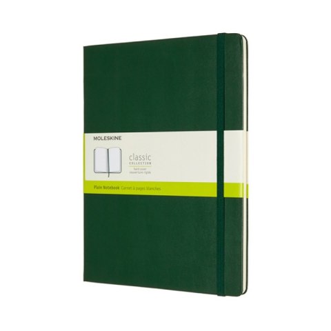 Notes MOLESKINE Classic XL (19x25cm) gładki, twarda oprawa, myrtle green, 192 strony, zielony Notes MOLESKINE Classic XL (19x25cm) gładki, twarda oprawa, myrtle green, 192 strony, zielony