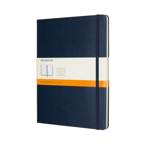 Notes MOLESKINE Classic XL (19x25cm) w linie, twarda oprawa, sapphire blue, 192 strony, niebieski Notes MOLESKINE Classic XL (19x25cm) w linie, twarda oprawa, sapphire blue, 192 strony, niebieski