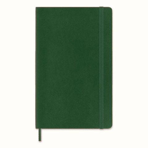 Notes MOLESKINE L (13x21cm) w kropki, miękka oprawa, myrtle green, 192 strony, zielony