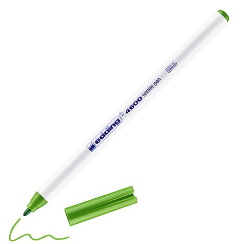 Pisak tekstylny e-4600 EDDING, 1 mm, jasnozielony Pisak tekstylny e-4600 EDDING, 1 mm, jasnozielony
