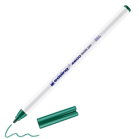 Pisak tekstylny e-4600 EDDING, 1 mm, zielony Pisak tekstylny e-4600 EDDING, 1 mm, zielony