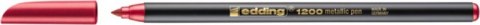 Pisak z cienką końcówką e-1200 EDDING, 1-3mm, metaliczny czerwony Pisak z cienką końcówką e-1200 EDDING, 1-3mm, metaliczny czerwony