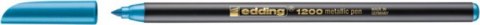 Pisak z cienką końcówką e-1200 EDDING, 1-3mm, metaliczny niebieski Pisak z cienką końcówką e-1200 EDDING, 1-3mm, metaliczny niebieski