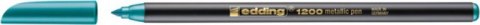 Pisak z cienką końcówką e-1200 EDDING, 1-3mm, metaliczny zielony Pisak z cienką końcówką e-1200 EDDING, 1-3mm, metaliczny zielony