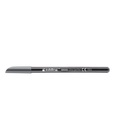Pisak z cienką końcówką e-1200 EDDING, 1 mm, srebrnoszary Pisak z cienką końcówką e-1200 EDDING, 1 mm, srebrnoszary
