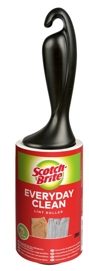 Rolka czyszcząca SCOTCH BRITE™, 30 listków, czarna Rolka czyszcząca SCOTCH BRITE™, 30 listków, czarna