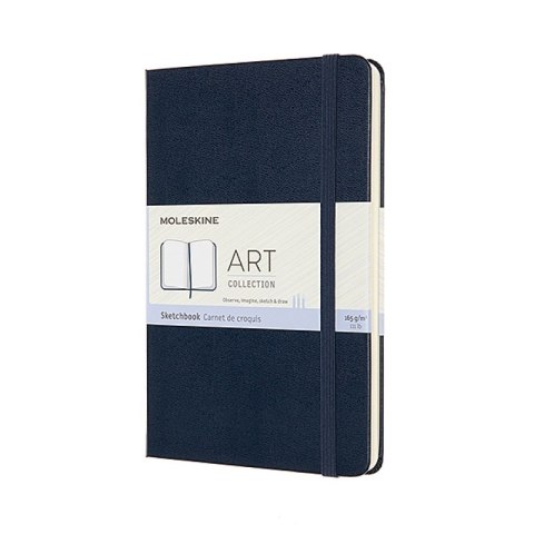 Szkicownik MOLESKINE M (11,5x18 cm), twarda oprawa, 88 stron, szafirowy Szkicownik MOLESKINE M (11,5x18 cm), twarda oprawa, 88 stron, szafirowy